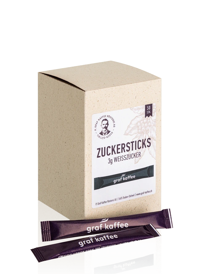 50 Zuckersticks Graf Kaffee